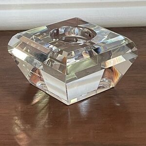 Royal Doulton Crystal Prismatic Tea Candle Holder